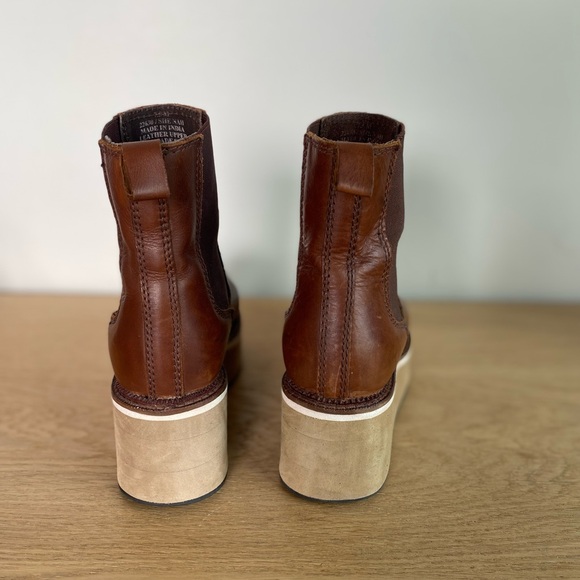 Leather Platform Chelsea Boots Diba True She Nah - Picture 4 of 11